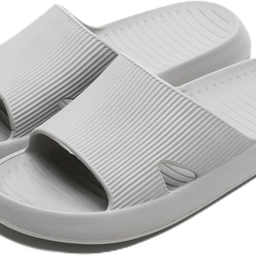 Men Shower Slides Soft Lightweight Quick Drying Non Slip Suitable for Bathroom Pool Beach Indoor Outdoor Home Wear