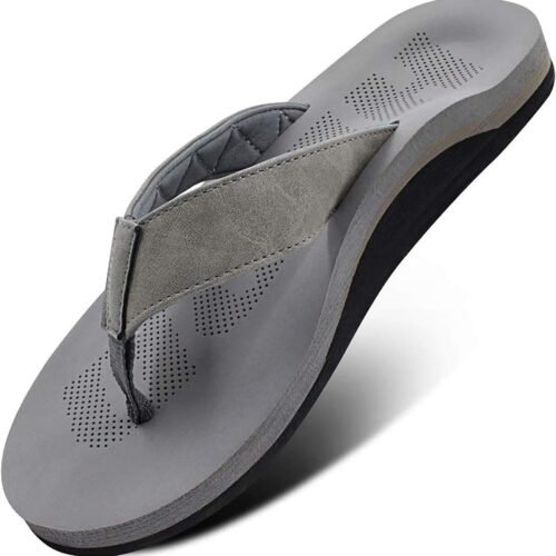 Men Sandals Flip Flops Featuring Orthopedic Arch Support Men Athletic Slides with Soft Cushioned Insoles
