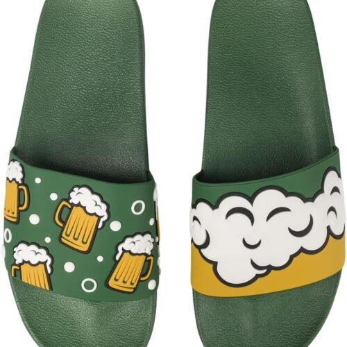 Men Summer Non Slip Slides Sandals Fun Pattern Designs Perfect for Beach Home Garden Bathroom Pool Wear Also Makes an Ideal Gift
